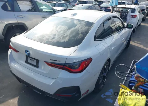 2022 BMW I4 Edrive40 из США, поврежденный, VIN WBY73AW03NFN09831